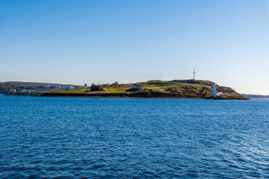 Sabahın erken saatlerinde Halifax, Nova Scotia, Kanada 'daki Georges Adası' ndan bir manzara