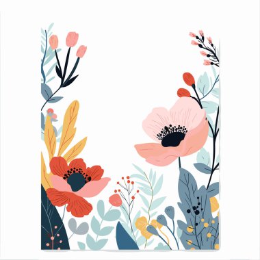 Çiçek desenli H harfi çeşitli çiçek yaprakları. Pastel rengi botanik alfabesi baş harfleri izole edilmiş beyaz arkaplan. Sanatsal botanik temalı tipografi, dekoratif doğa unsurları, alfabe