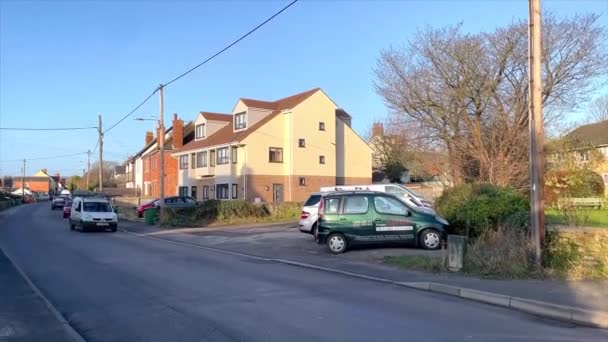 Oxford Reino Unido Ene 2024 Village Wheatley Street Cars — Vídeos de Stock