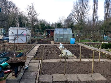 Kulübe tahsis edilmiş, bahar için hazırlanıyor.