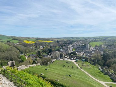 Corfe Kalesi Köyü, Dorset, İngiltere, Birleşik Krallık, Avrupa