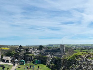 Corfe Kalesi, Corfe Kalesi Köyü, Dorset, İngiltere, İngiltere, Avrupa Dorset, İngiltere