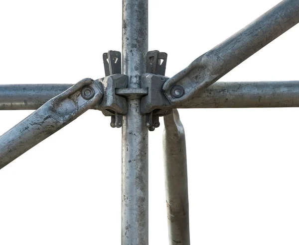 Close Scaffolding Pipe Clamp Isolated — ストック写真