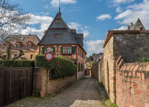 Eltville Rhein Germany February 2023 Houses Historic Old Town Eltville — Stockfoto