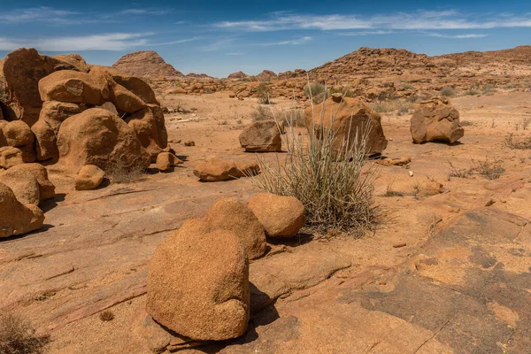 Гранитные Скальные Образования Шпицкоппе Намибии — стоковое фото