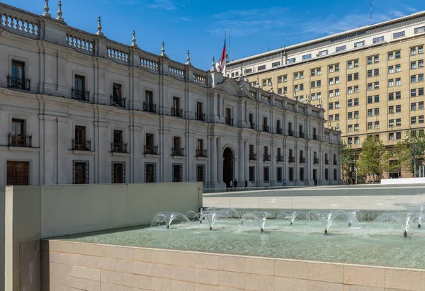 Сантьяго Чили Феврюарь 2020 Дворец Монеды Резиденция Президента Республики Чили — стоковое фото
