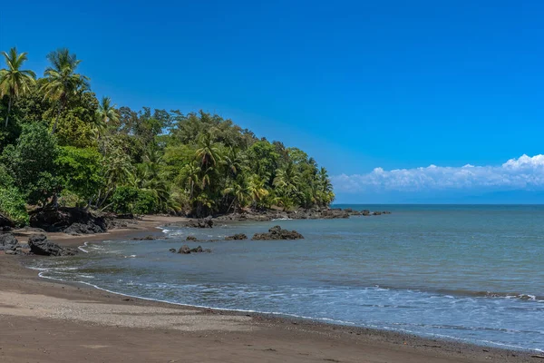 Plage Sable Petite Ville Drake Bay Puntarenas Costa Rica — Photo