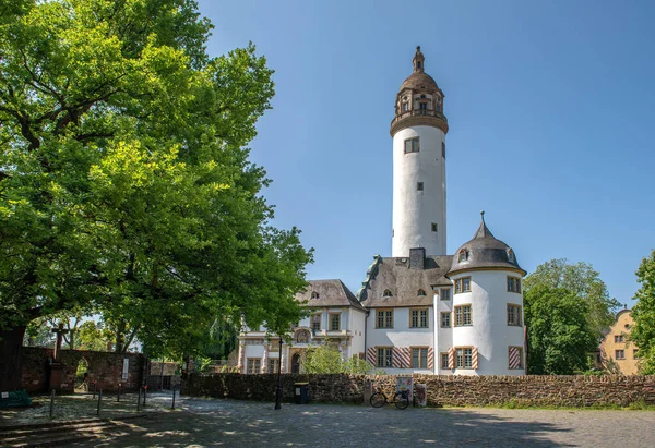 Berühmte Mittelalterliche Burg Frankfurt Hoechst Deutschland — Stockfoto
