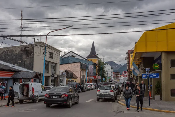 Ushuaia Argentina May 2020 アルゼンチンのティエラ フエゴ州ウシュアイア市南部のダウンタウン — ストック写真