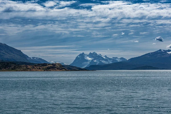 Ultima Esperanza Fjord Północy Puerto Natales Chile — Zdjęcie stockowe