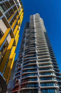 Konut binası, gökdelen, Frankfurt, Almanya 'da büyük kule