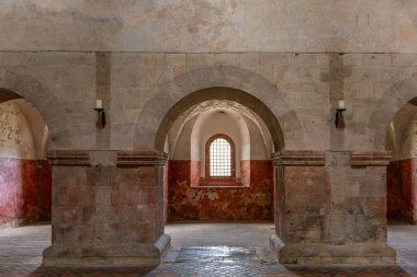 EBERBACH, GERMANY-MAY 29, 2019: The Cistercian monastery of Eberbach in the Rheingau near Eltville, Germany clipart