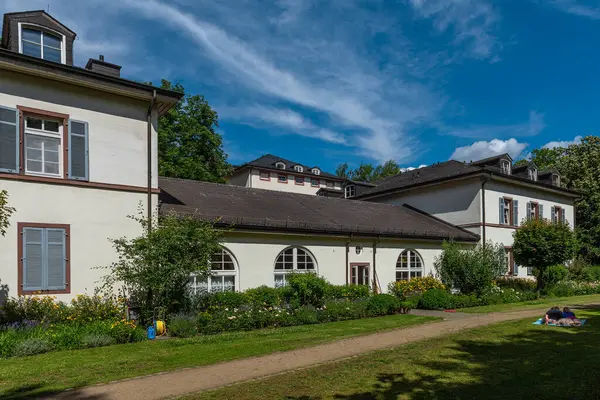 Bad Weilbach, Florsheim, Hesse, Almanya 'da spa kompleksinin inşası