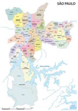 Brezilya 'nın Sao Paulo şehrinin idari bölümü
