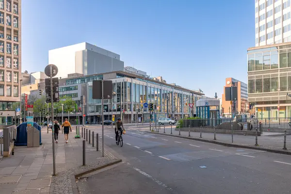 FRANKFURT AM MAIN, GERMANY-APRIL 05, 2025: Frankfurt Belediye Tiyatrosu, Hesse, Almanya