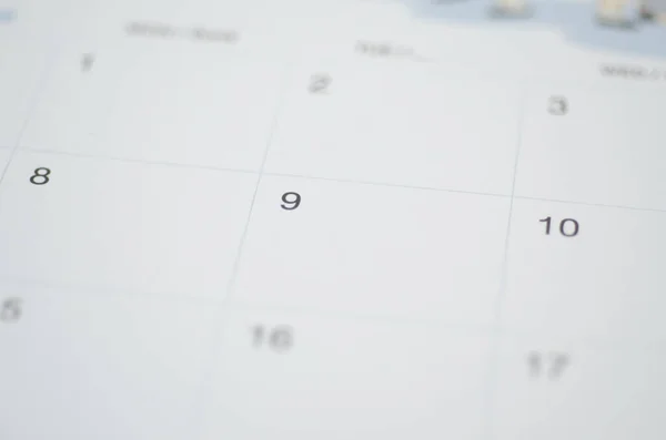 Blurred White calendar May 2023 in planning concept.