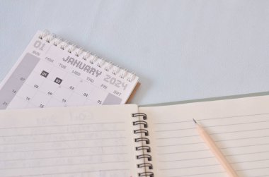 Takvim Ocak 2024 planlama kavramı.