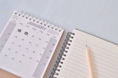 Takvim Ocak 2024 planlama kavramı.