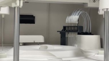 Laboratuvarda tıbbi teknoloji sağlık hizmetleri.