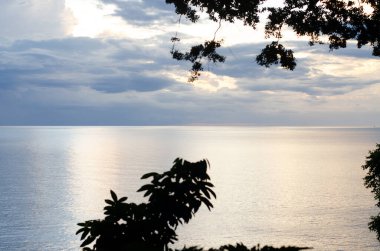 Deniz ve gökyüzü güzel doğa.