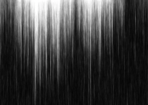 Падение Вертикальных Линий Скорости Падения Абстрактно Черно Белом — стоковое фото