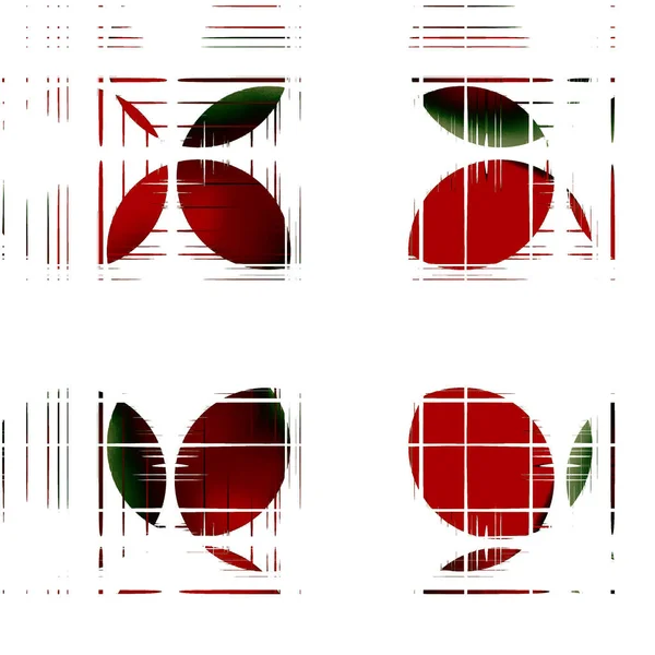 Простой Абстрактный Дизайн Обоев Цветов Листьев — стоковое фото