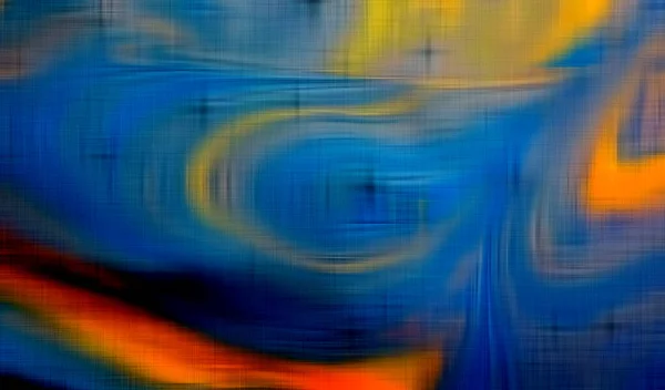 Water modern abstract art background with colorful reflections