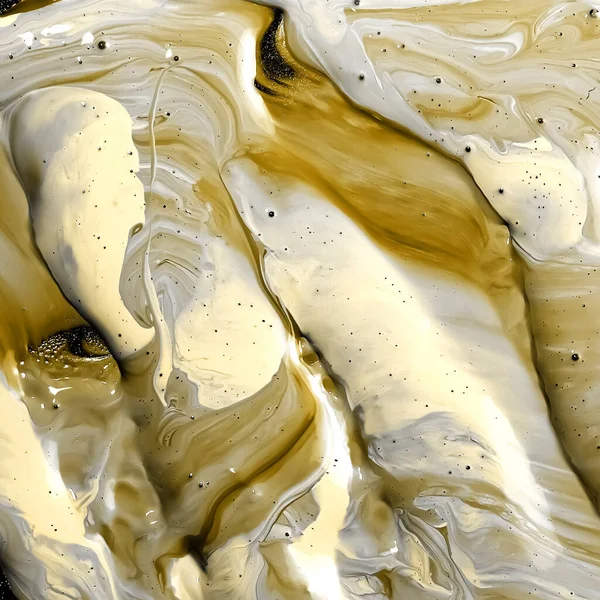 Caramelo Molho Creme Close Fundo Abstrato — Fotografia de Stock