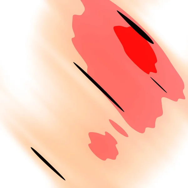 Ein Minimalistisches Abstraktes Diagonalmuster Pfirsich Und Rot — Stockfoto