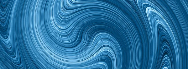 Блеск Современной Абстрактной Трехмерной Иллюстрации Синем — стоковое фото