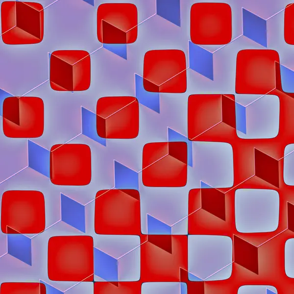 Utforming Bakgrunnsbilder Form Svart Rødt Abstrakt Sjakkmønster Nærbilde – stockfoto