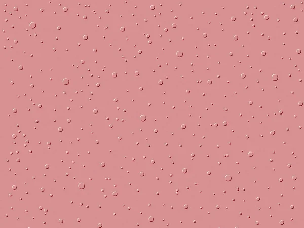 Peach wallpaper with raised spots texture close up in 3D illustration