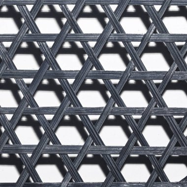 Gri bambu kafes deseni yakın plan.