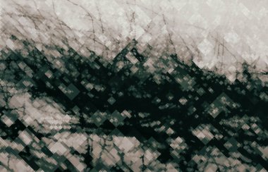 Karanlık, pikselleştirilmiş, soyut cadılar bayramı arkaplanı.