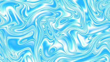 Soyut dijital fraktal model. Yatay arkaplan ve görünüm oranı 16: 9. Psikedelik dalgalı doku.