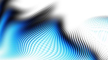 Soyut dijital fraktal model. Görünüm oranı 16: 9 olan yatay arkaplan