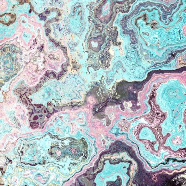 Soyut dijital fraktal desen.