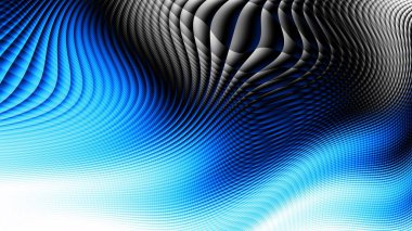 Soyut dijital fraktal model. Görünüm oranı 16: 9 olan yatay arkaplan