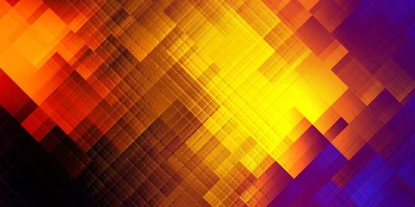 Stock image Abstract digital fractal pattern. Horizontal background for any design. Geometric shapes.