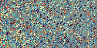 Soyut dijital fraktal model. Her tasarım için yatay arkaplan. Pikselleştirilmiş resmi özetle