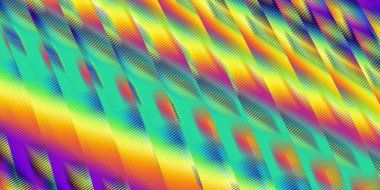 Soyut dijital fraktal model. Her tasarım için yatay arkaplan. İnce çizgileri yansıt