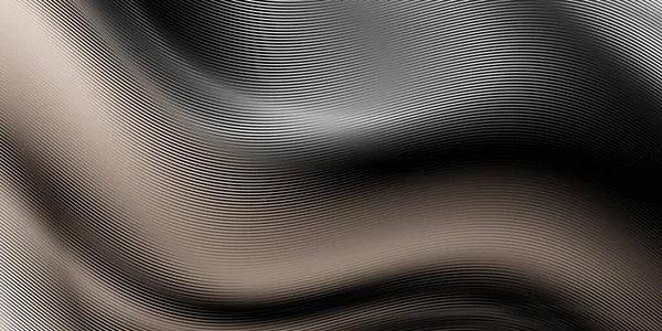 Абстрактний Цифровий Фрактальний Візерунок Горизонтальний Фон Будь Якого Дизайну Хвилясті — стокове фото