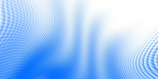 Modello Frattale Digitale Astratto Sfondo Orizzontale Qualsiasi Disegno Onde Blu — Foto Stock