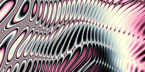 Abstraktes Digitales Fraktalmuster Horizontaler Hintergrund Für Jedes Design Abstrakte Wellen — Stockfoto
