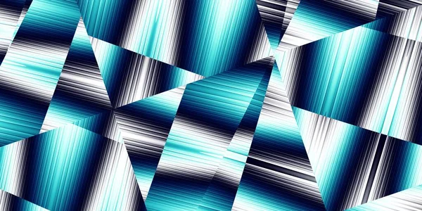 Abstraktes Digitales Fraktalmuster Horizontaler Hintergrund Für Jedes Design Geometrische Formen — Stockfoto