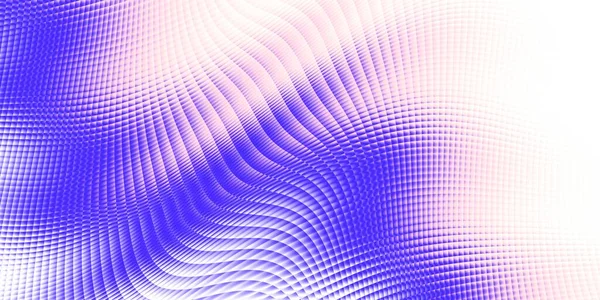 Abstraktní Digitální Fraktál Vodorovné Pozadí Pro Jakýkoli Design Modré Vlny — Stock fotografie