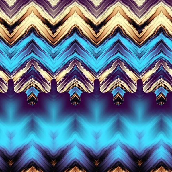 Square Background African Ethnic Style Chevron Geometric Pattern High Resolution — Stock Photo, Image