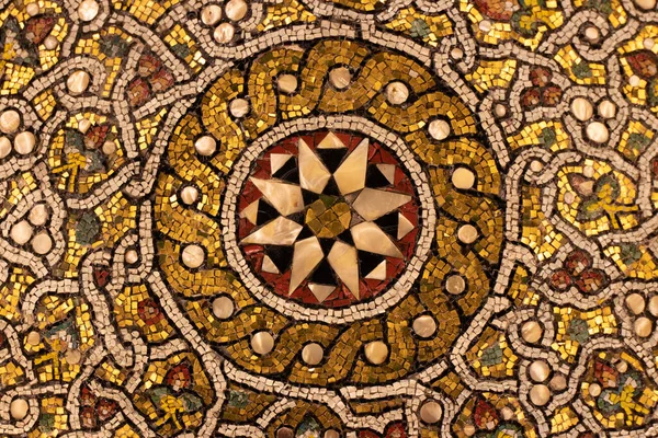 Antico Mosaico Ornamenti Moschea Abramo — Foto Stock
