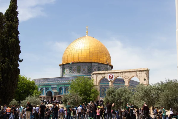 エルサレム旧市街の金曜日 パレスチナ 4月2022 世界のラマダーン — ストック写真