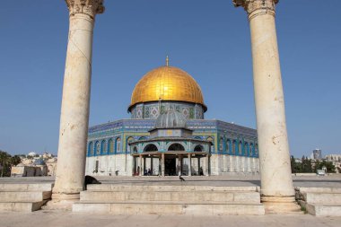 Kudüs 'teki Tapınak Dağı' ndaki Kaya Kubbesi